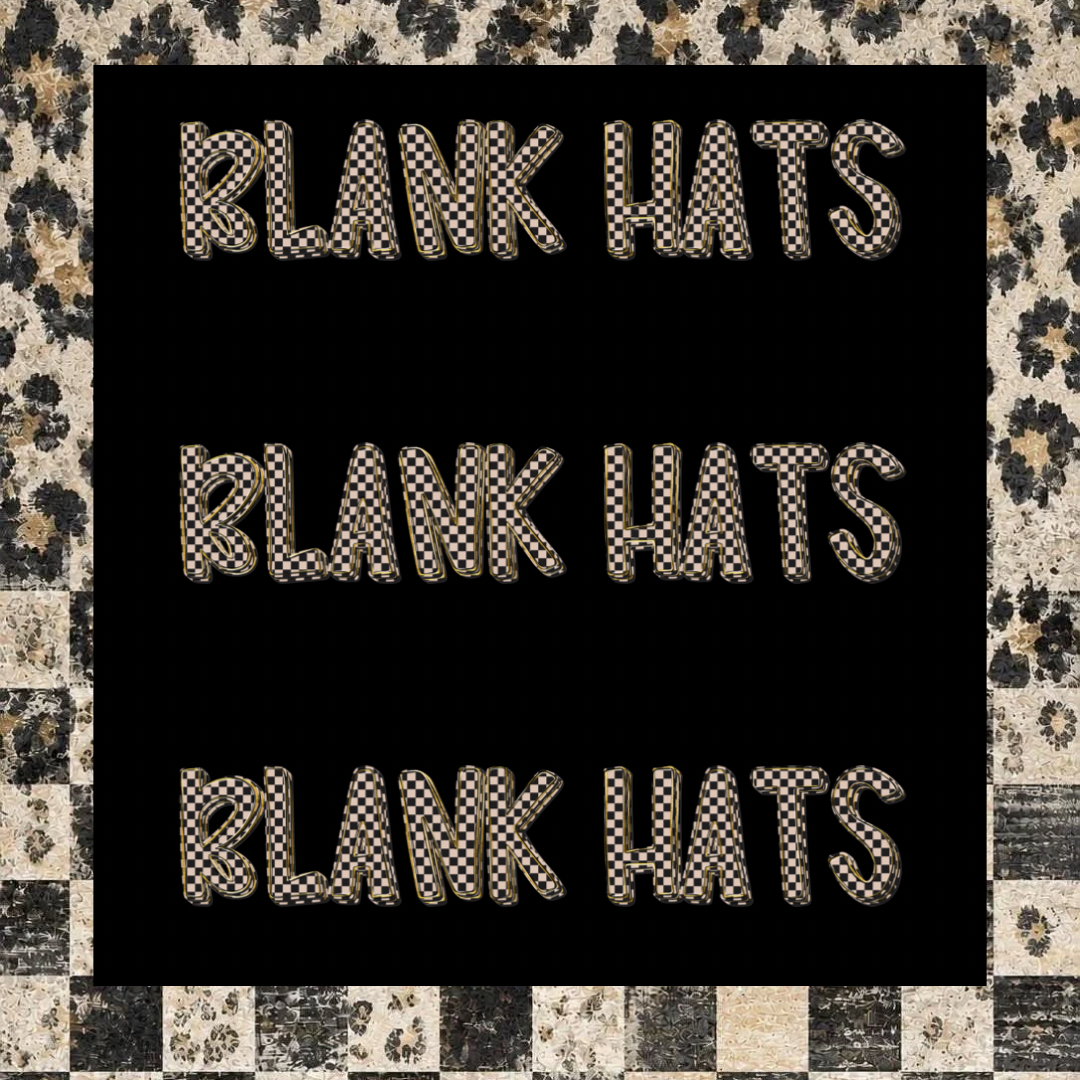 Blank Hats