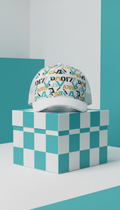 White Panel Cheeky Slogan Hat