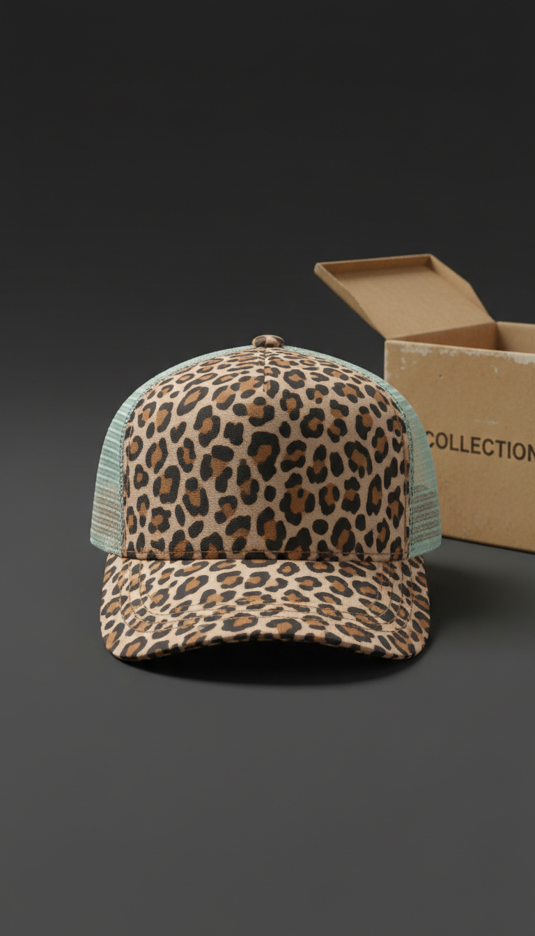 Leopard Foam-Front Trucker Hat