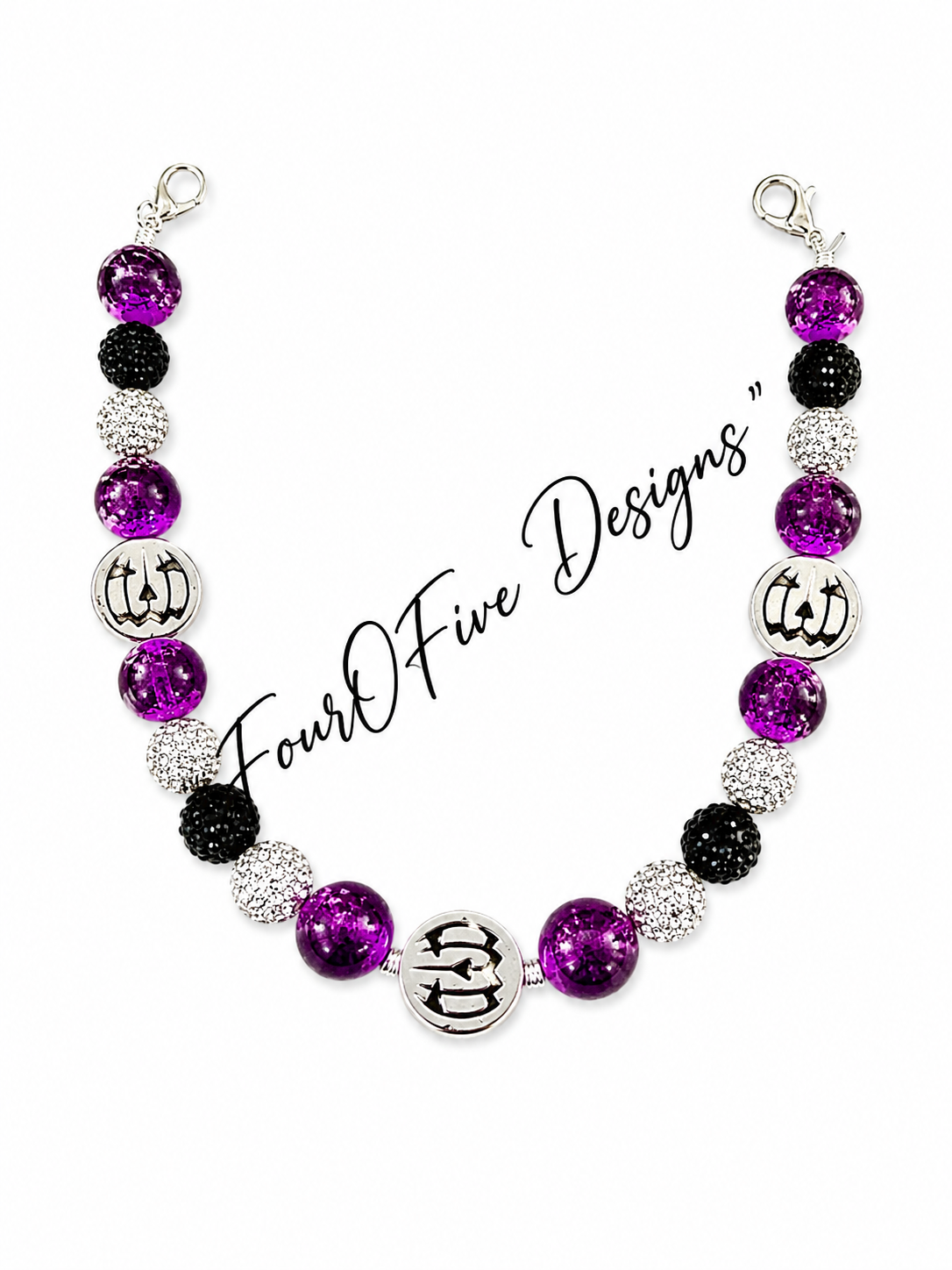 Purple/Silver Pumpkin